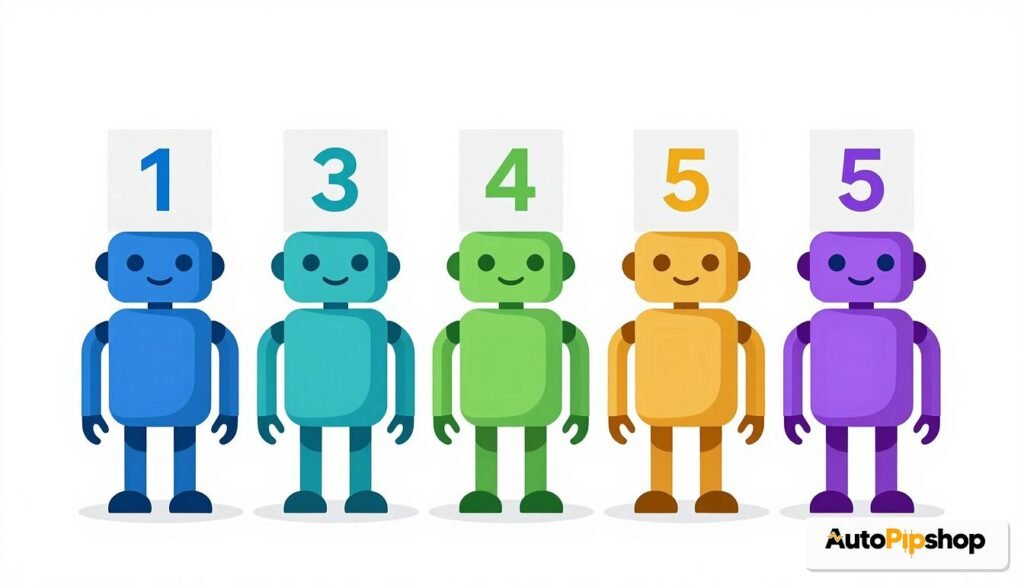 Top 5 Expert Advisors for beginner Forex traders, illustrated